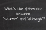 Trečiadienio anglų kalbos pamoka - However vs Although